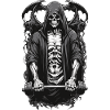 Grim Reaper Bodybuilder Fitness Motif