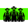 Landwirt Silhouette Farmer