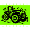 Tractor Farmer Farmer Icon