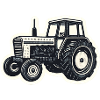 Traktor Linienzeichnung Vintage