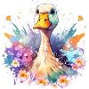 Floral Goose