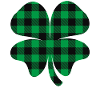 Green Buffalo Plaid Shamrock