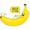 Banane et chaussette