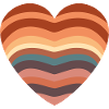 Boho Rainbow Heart