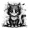 Dreaming Manga Comic Cat