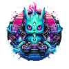 Synthwave Gamer Gaming Alien