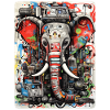Elephant Cartoon Graffiti