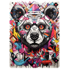 Grizzly Bear Cartoon Graffiti
