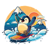 Pingouin heureux