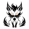 Humour petit renard japonais kitsune
