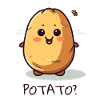 Cute Cartoon Potato