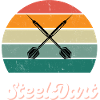 Retro Steel Dart Arrows