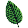 Grünes Blatt Patch