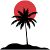 Sunset Palm Tree