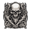 Skull / skull / skeleton / gothic / tattoo