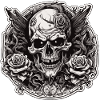 Skull / skull / skeleton / gothic / tattoo