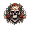 Skull / skull / skeleton / gothic / tattoo
