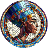Egyptian Nefertiti -Mosaic Art