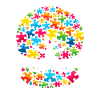 Autism Awareness puzzles piece