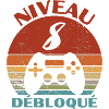 niveau 8 débloqué - anniversaire