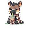 Kawaii Okapis Bubble Tea Boba Okapi
