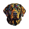 Labrador Dog Head