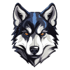 Husky Dog Head