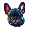 French Bulldog Dog Head