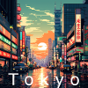 Tokyo in Pixel 32 Bit