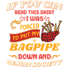 Funny Bagpipe Bagpipe Introverted Retro
