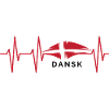 pulse dansk heartbeat denmark illustration icon