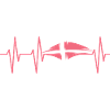 Pulse Dansk Denmark Heartbeat Illustration Graphic