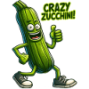Crazy Veggies: Zucchini Thumbs Up