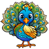 Cute Peacock III