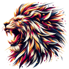 Lion Roars Geometric Gift