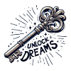 Unlock Dreams - Key Illustration