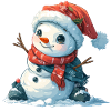 Snowman for children