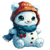 Snowman for children
