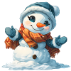 Snowman for children