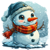 Snowman for children