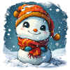 Snowman for children