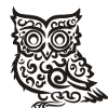 Hibou stylisé