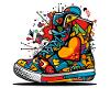 Love Sneaker Graffiti