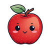 Apple Red Kawaii