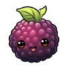 Blackberry Sweet Anime Style