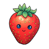 Fraise Anime Sucré