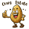 Crazy Veggies: Potato thumbs up