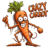 Crazy Veggies: Carrot Thumbs Up