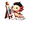 Painter Art Artist Axolotl