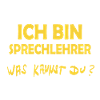 Beruf Sprechlehrer